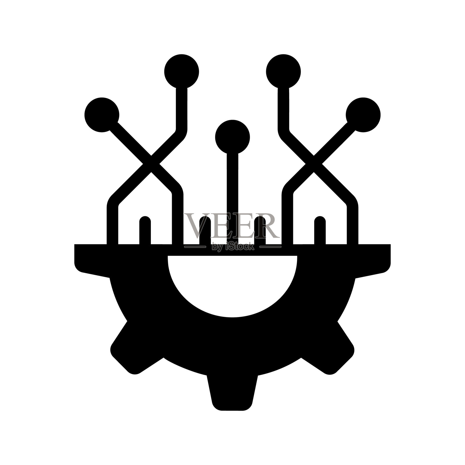 自动化插画图片素材