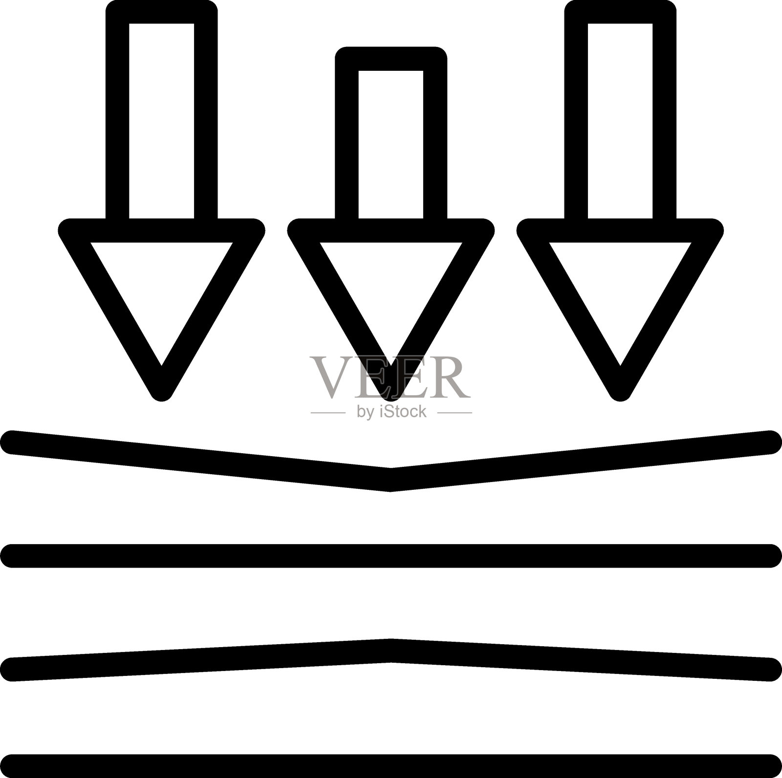 网络安全弹性图标风格插画图片素材