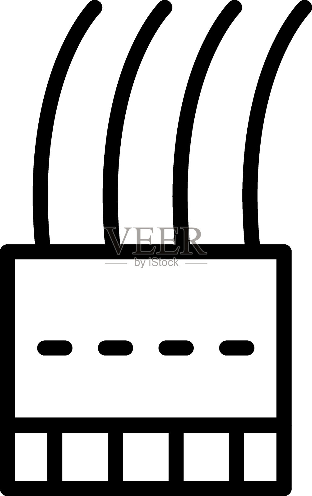 Molex图标风格插画图片素材