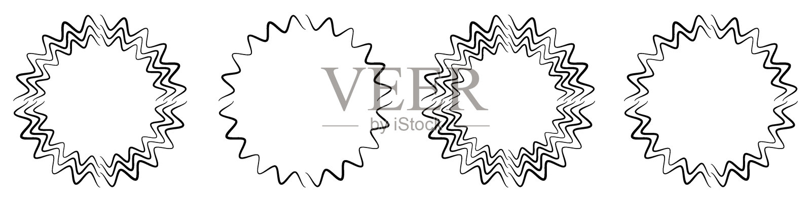 圆形漩涡点状图形400插画图片素材