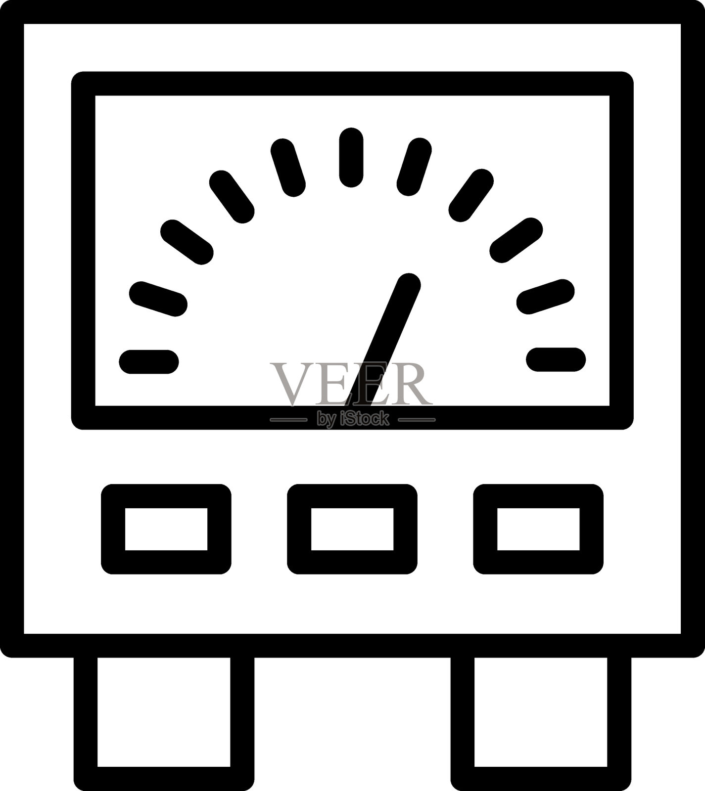 电压调节器图标样式插画图片素材