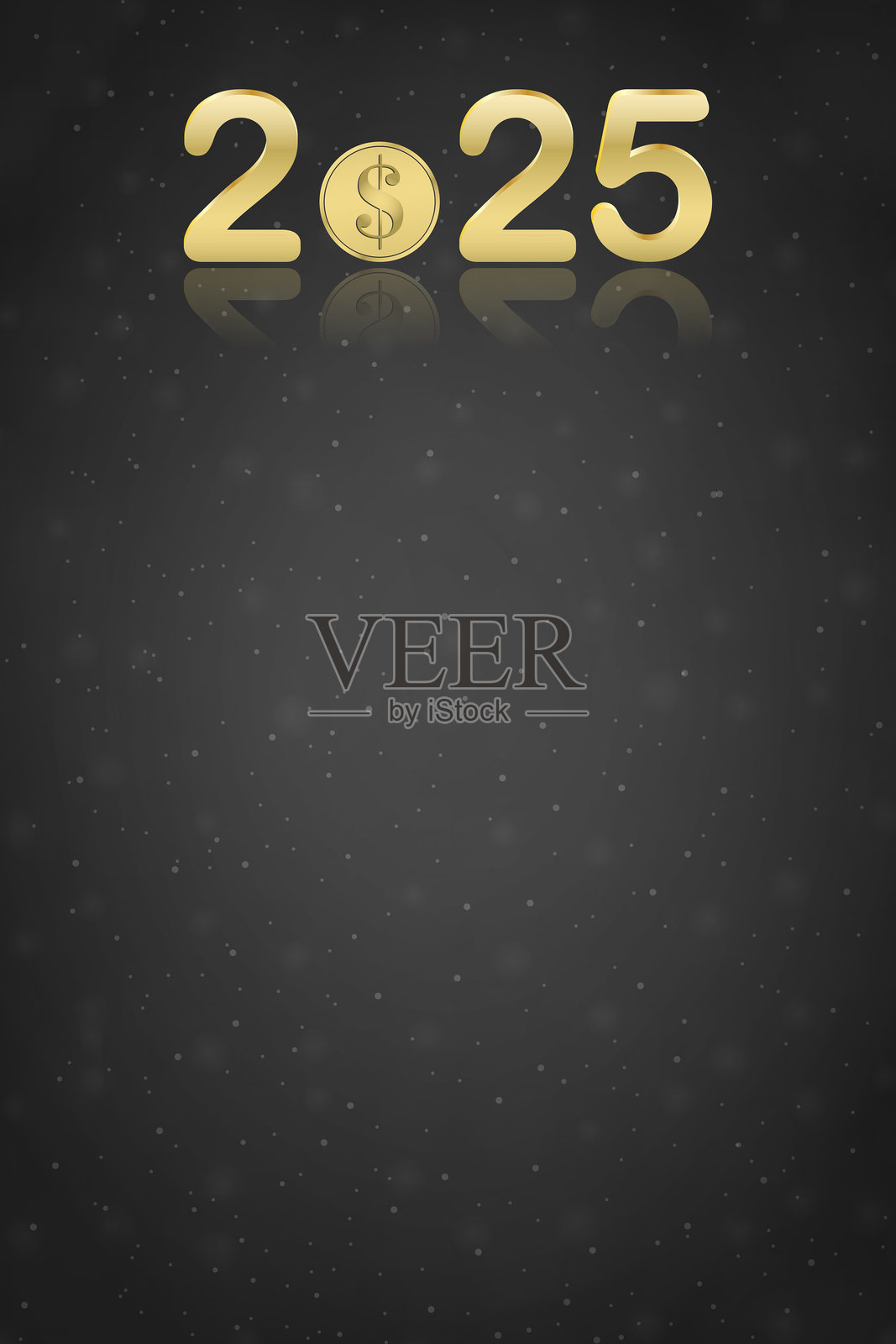 2025新年快乐金色背景banner插画图片素材