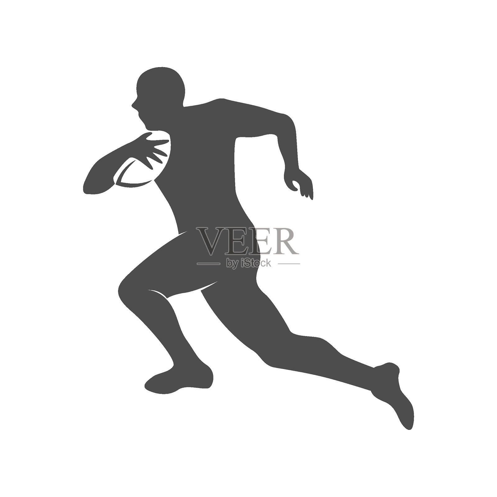 橄榄球运动标志图标插画图片素材