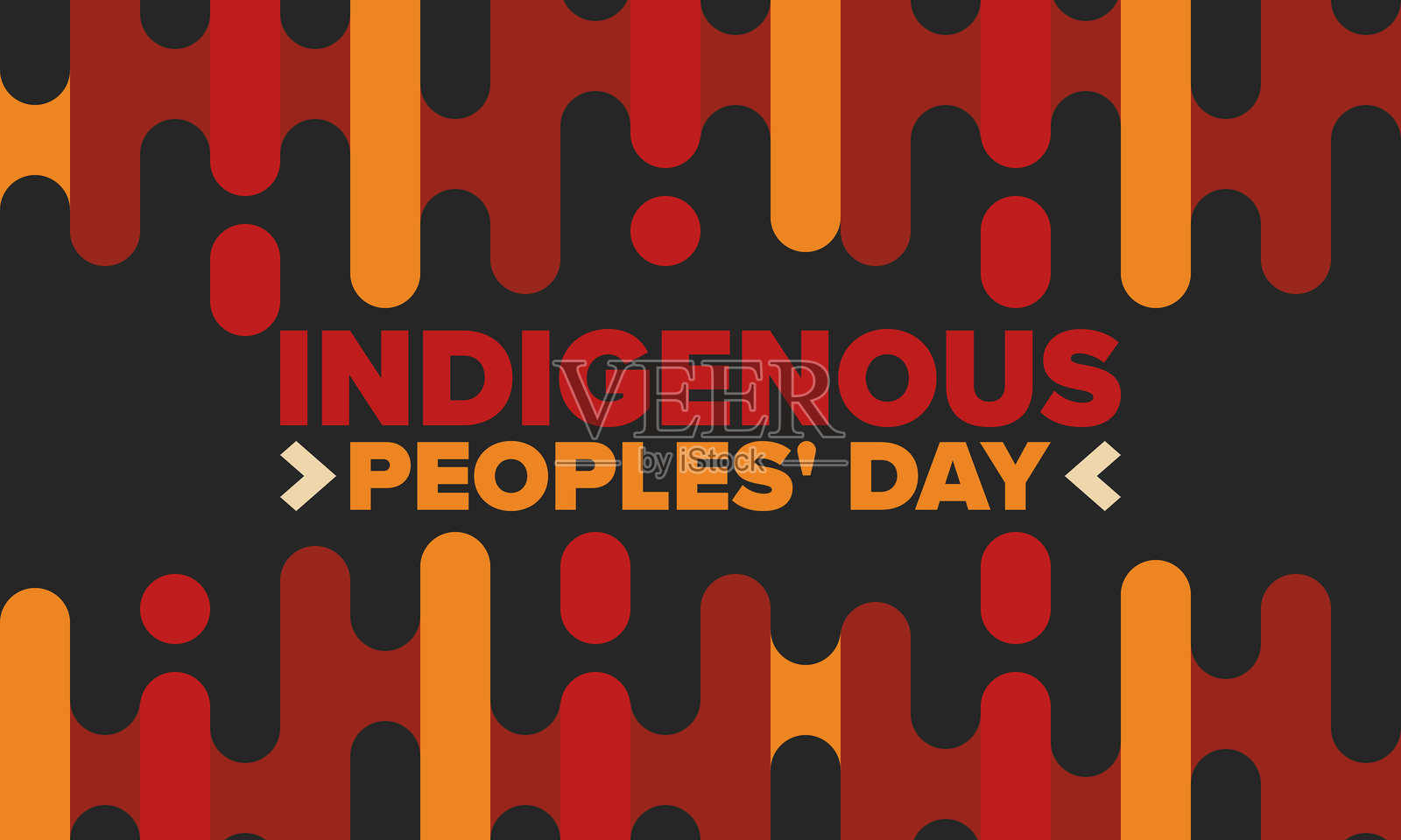 土著人民日。美洲原住民日。美洲印第安文化。遗产月。在美国每年庆祝。传统图案。海报、卡片、横幅和背景。矢量插图。插画图片素材