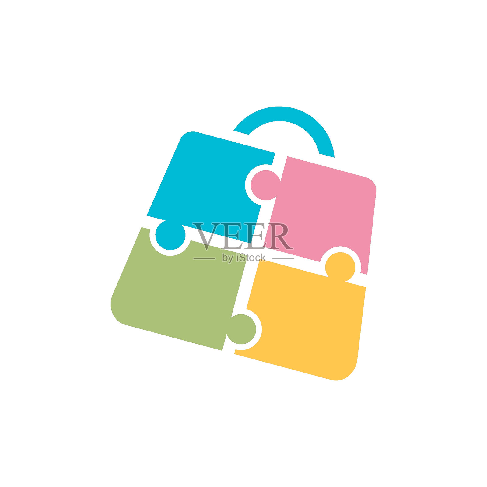 购物袋插图标志插画图片素材