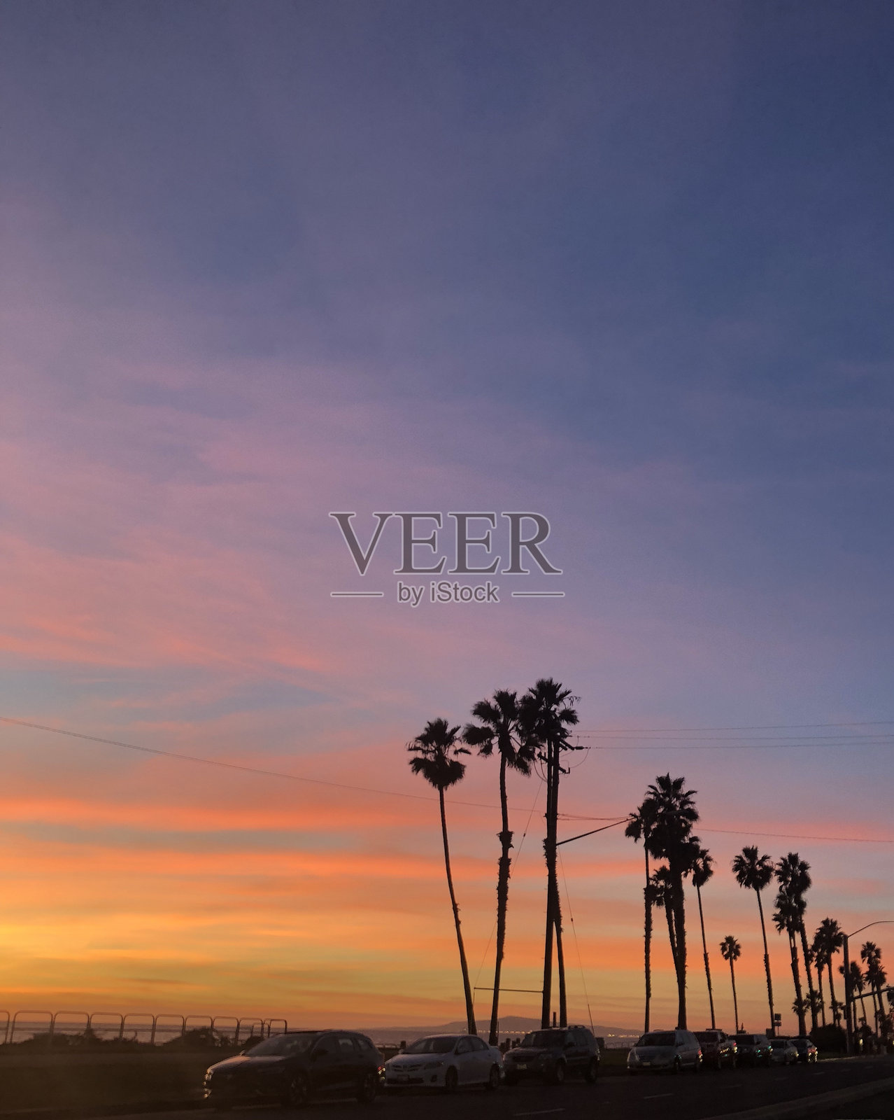 海滩日落照片摄影图片