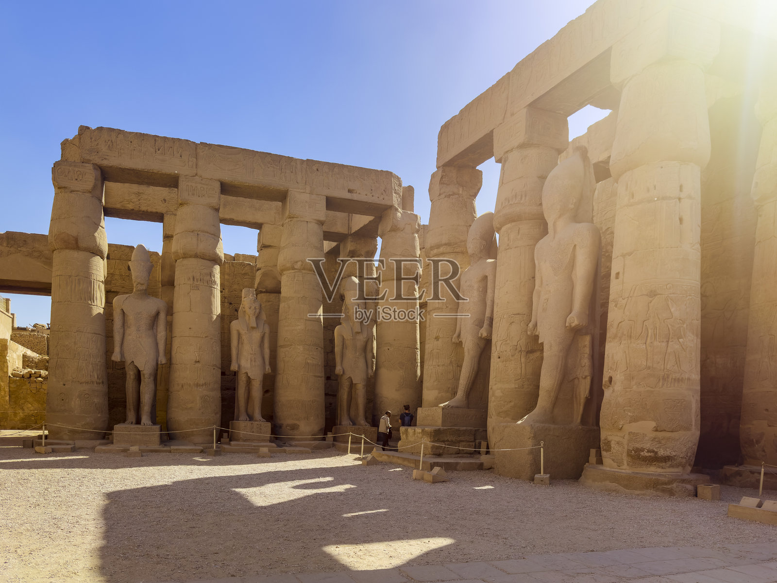 拉美西斯卢克索神庙照片摄影图片
