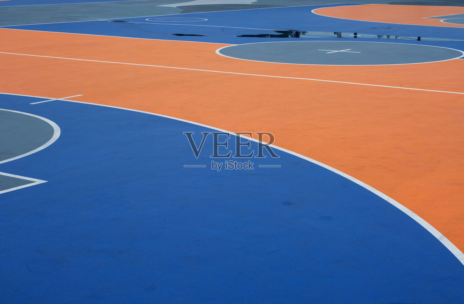 彩色户外运动场照片摄影图片