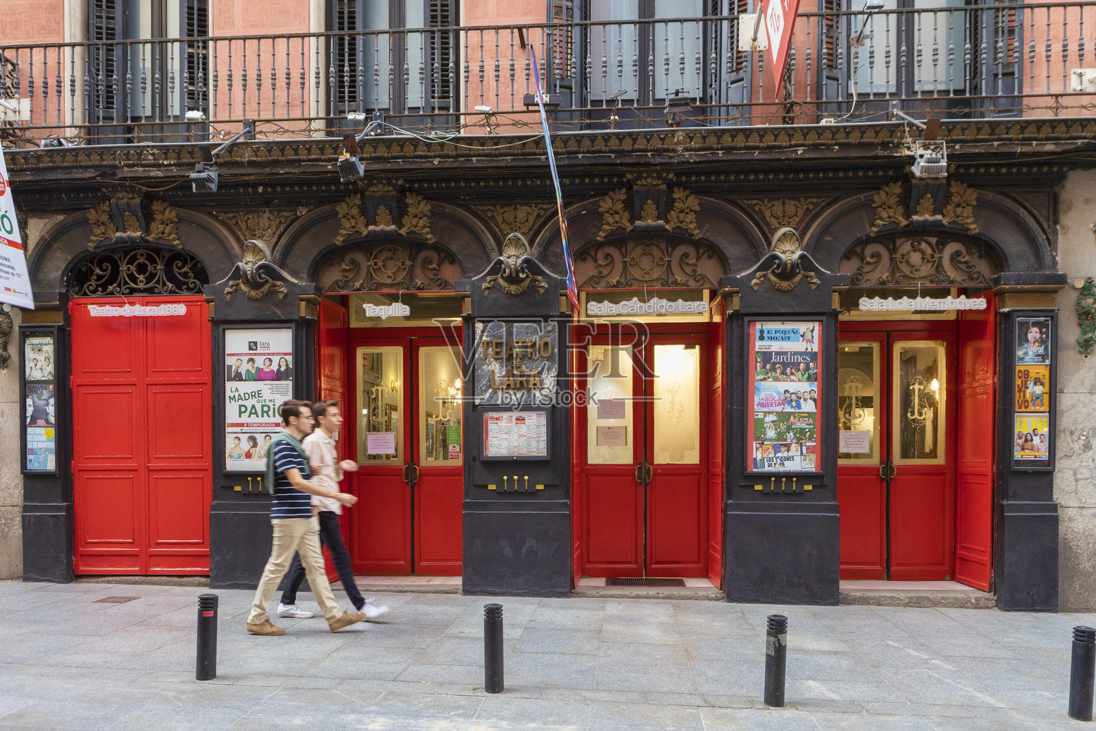 西班牙马德里拉拉剧院照片摄影图片