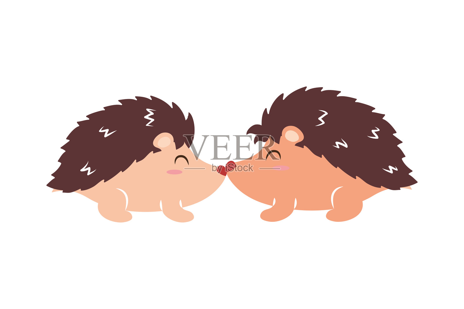 2024年2月21日 世界吻日插画图片素材