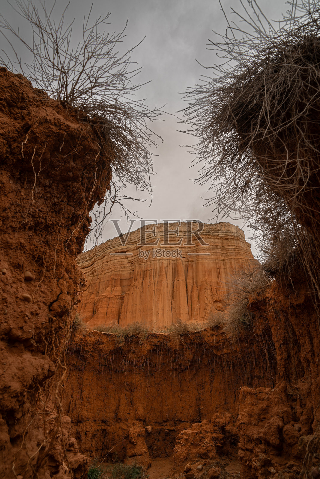 特鲁埃尔（西班牙）的红色峡谷（Cañón rojo）照片摄影图片