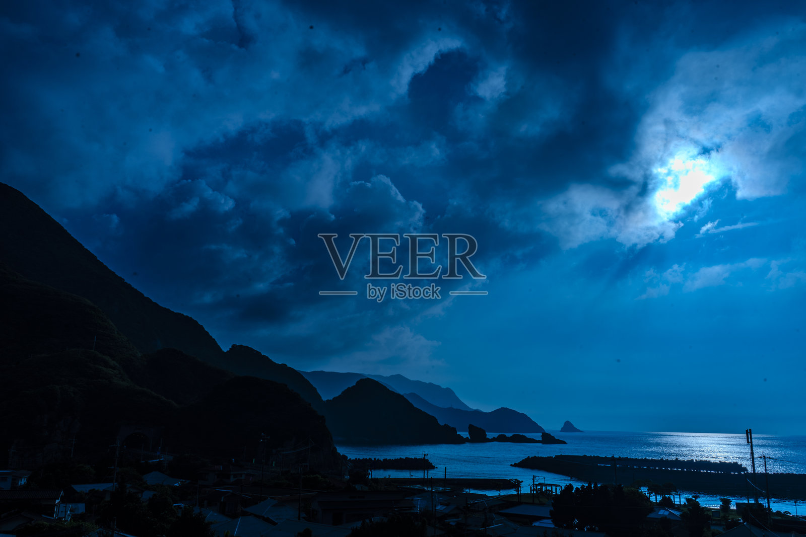 奄美大岛的日落照片摄影图片