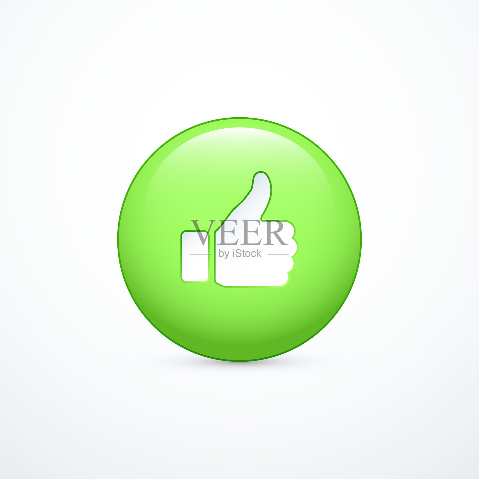 点赞按钮图标矢量素材插画图片素材