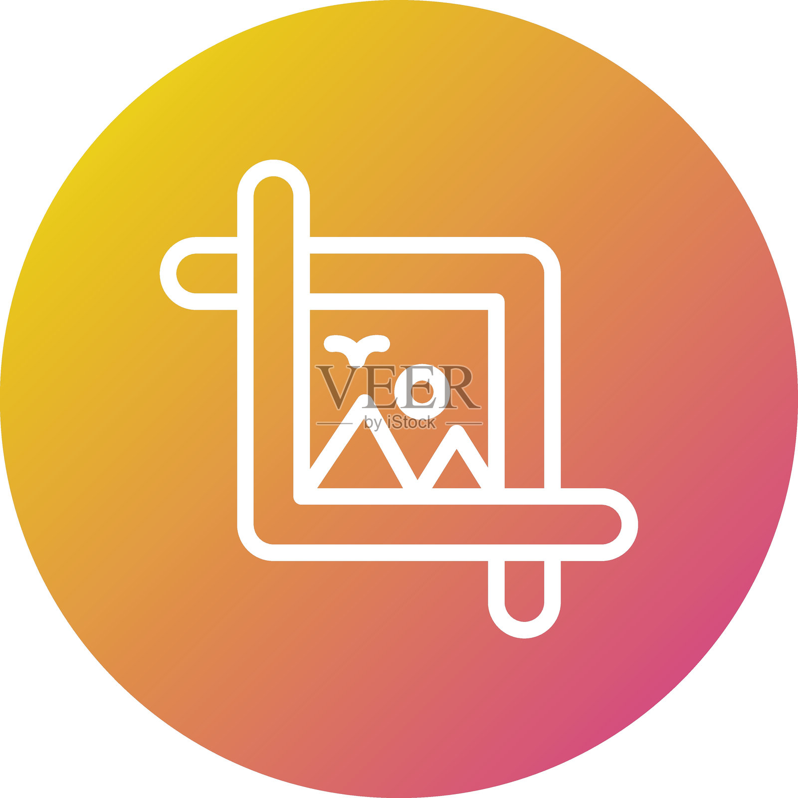 剪裁矢量图标设计插图插画图片素材