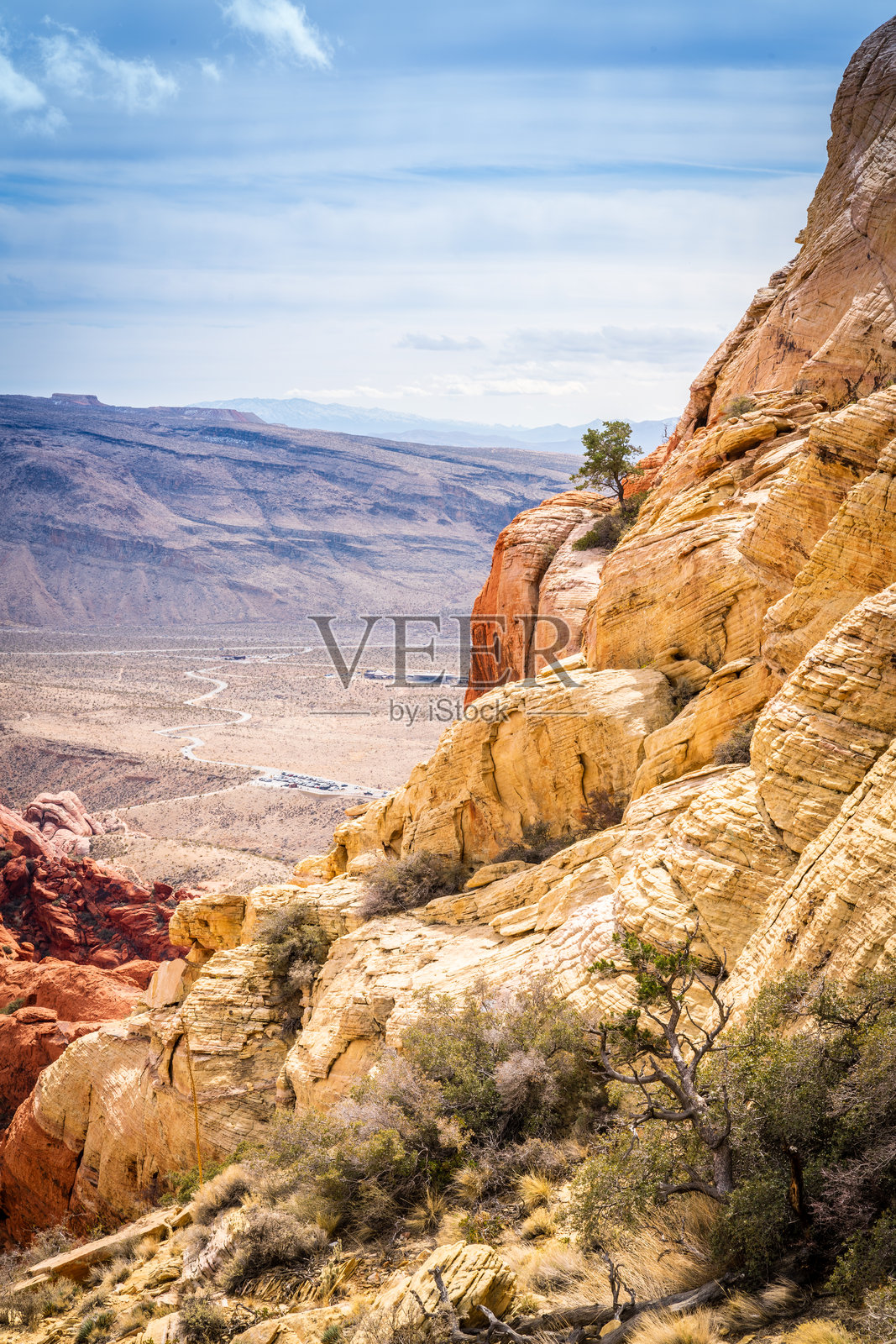 红岩峡谷的景色
