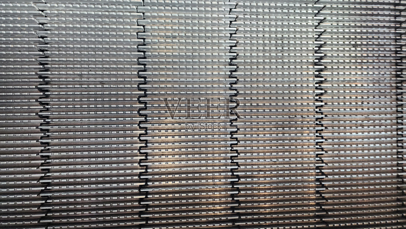 金属自动人行道纹理。照片摄影图片