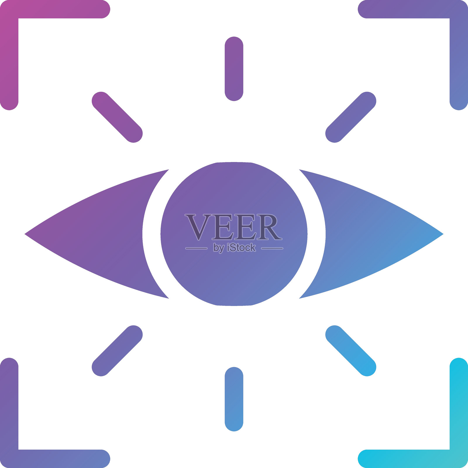 眼睛矢量图标设计插图插画图片素材