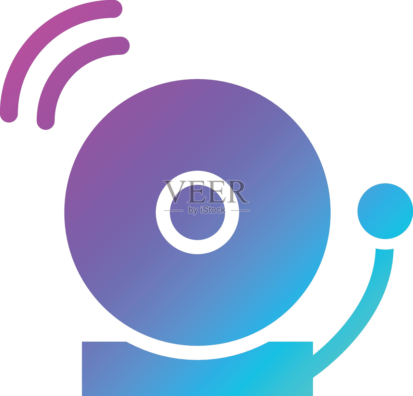 学校铃铛矢量图标设计插图插画图片素材