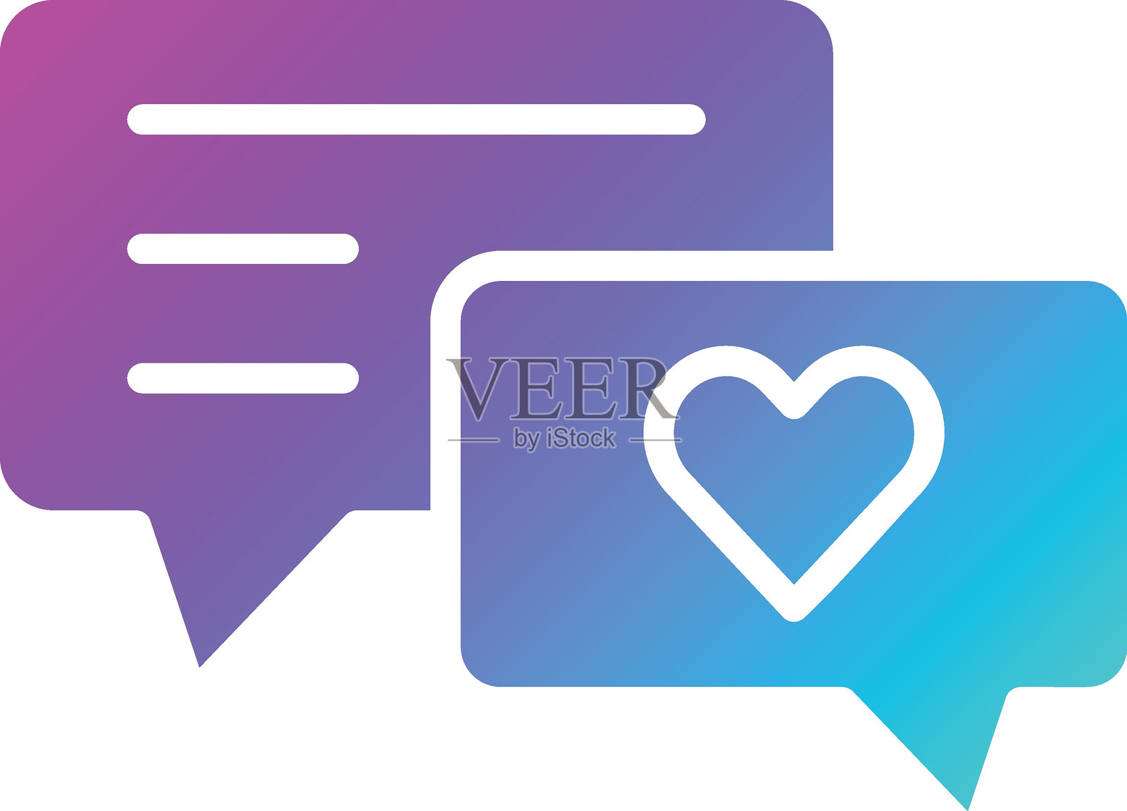 聊天向量图标设计插图插画图片素材