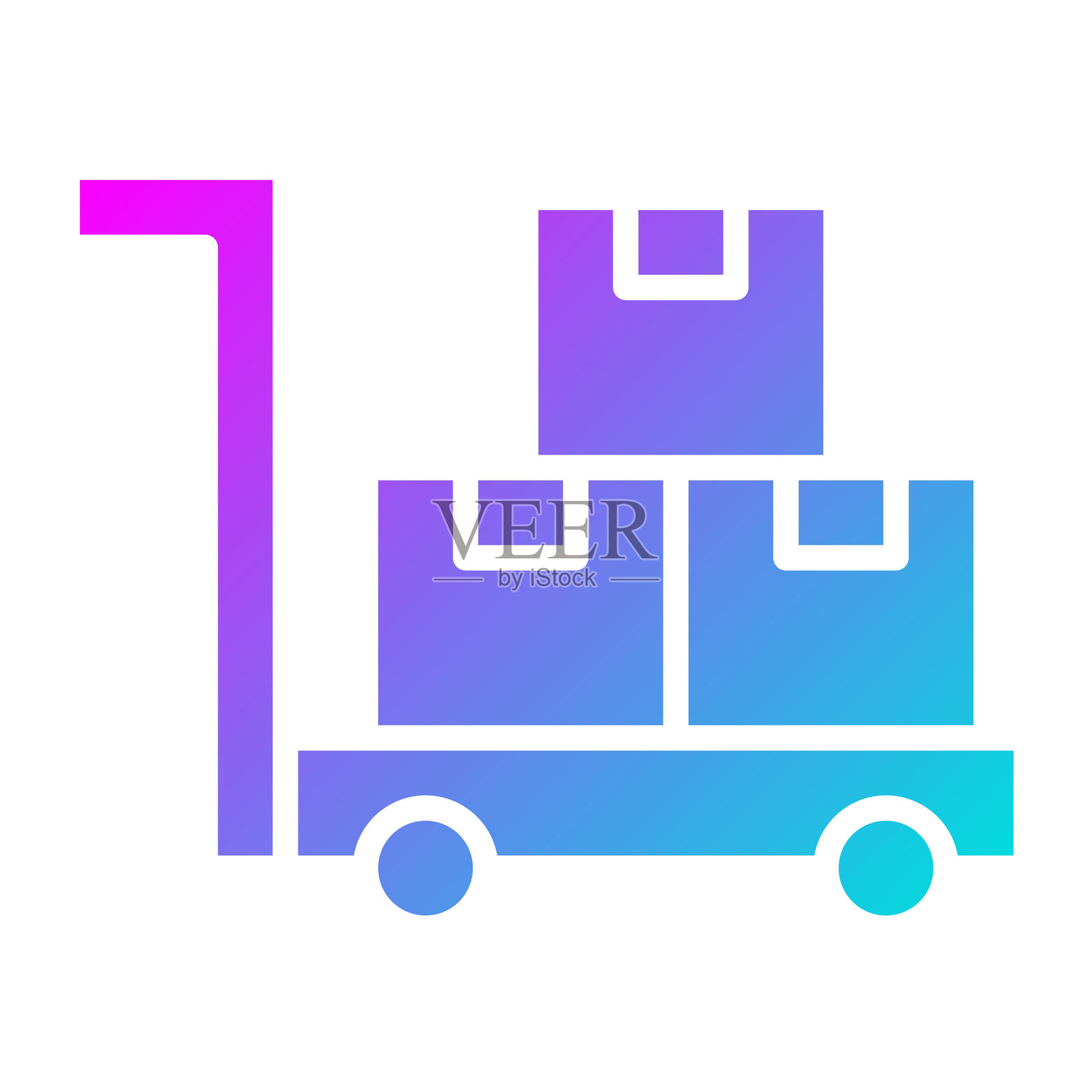 手推车矢量图标设计插图插画图片素材