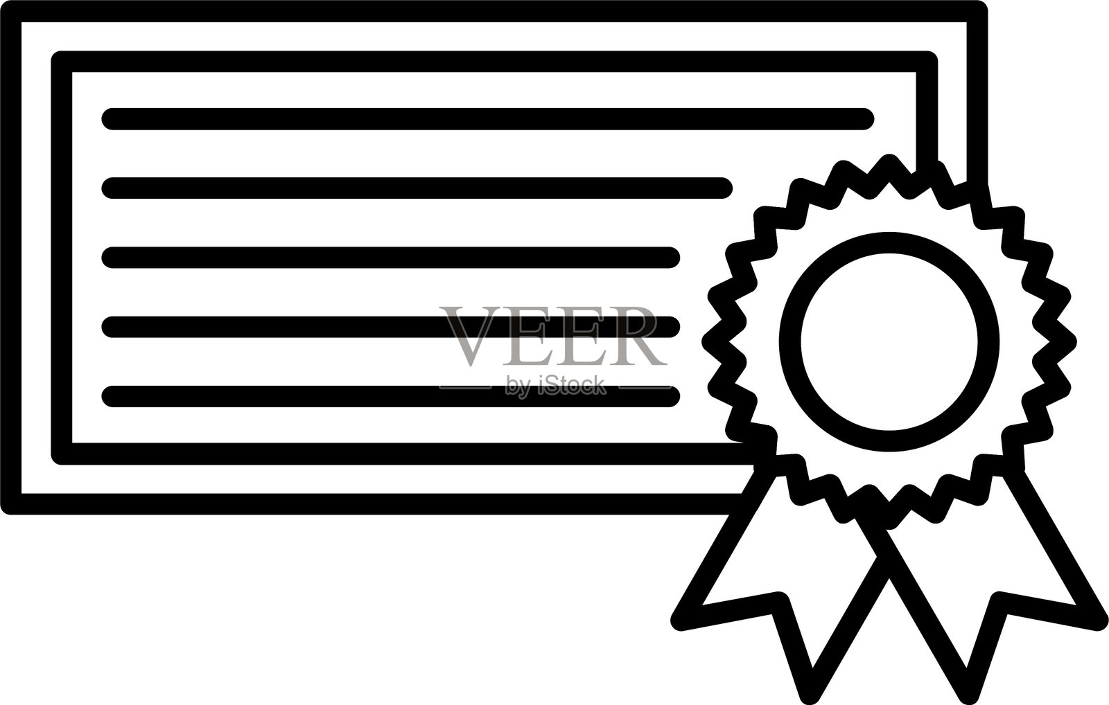 文凭图标插画图片素材