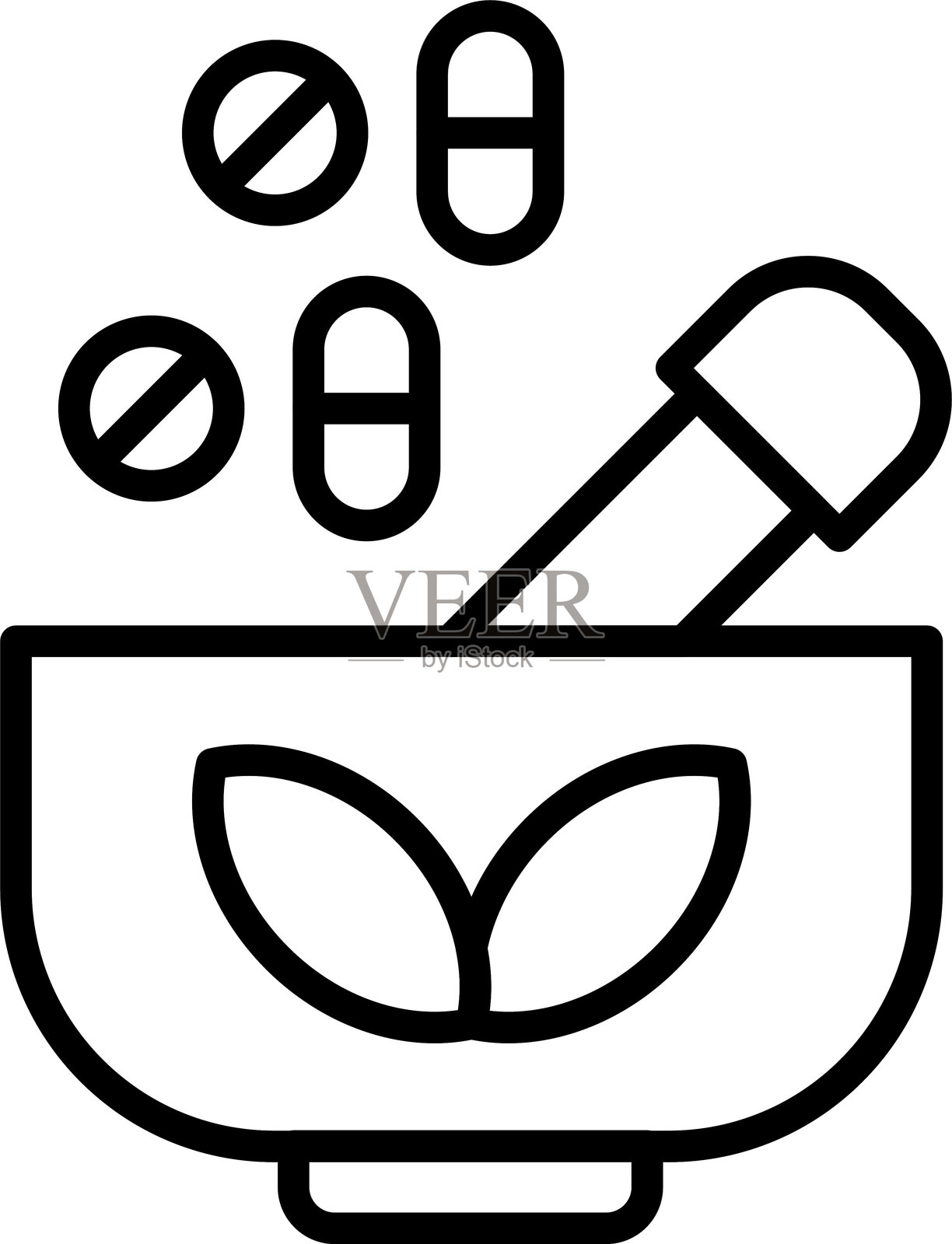 药房图标插画图片素材