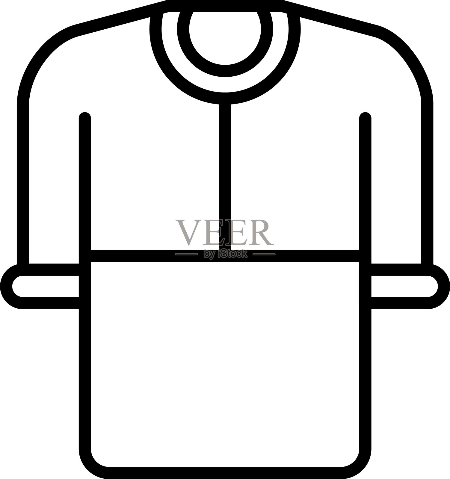 长袍图标插画图片素材