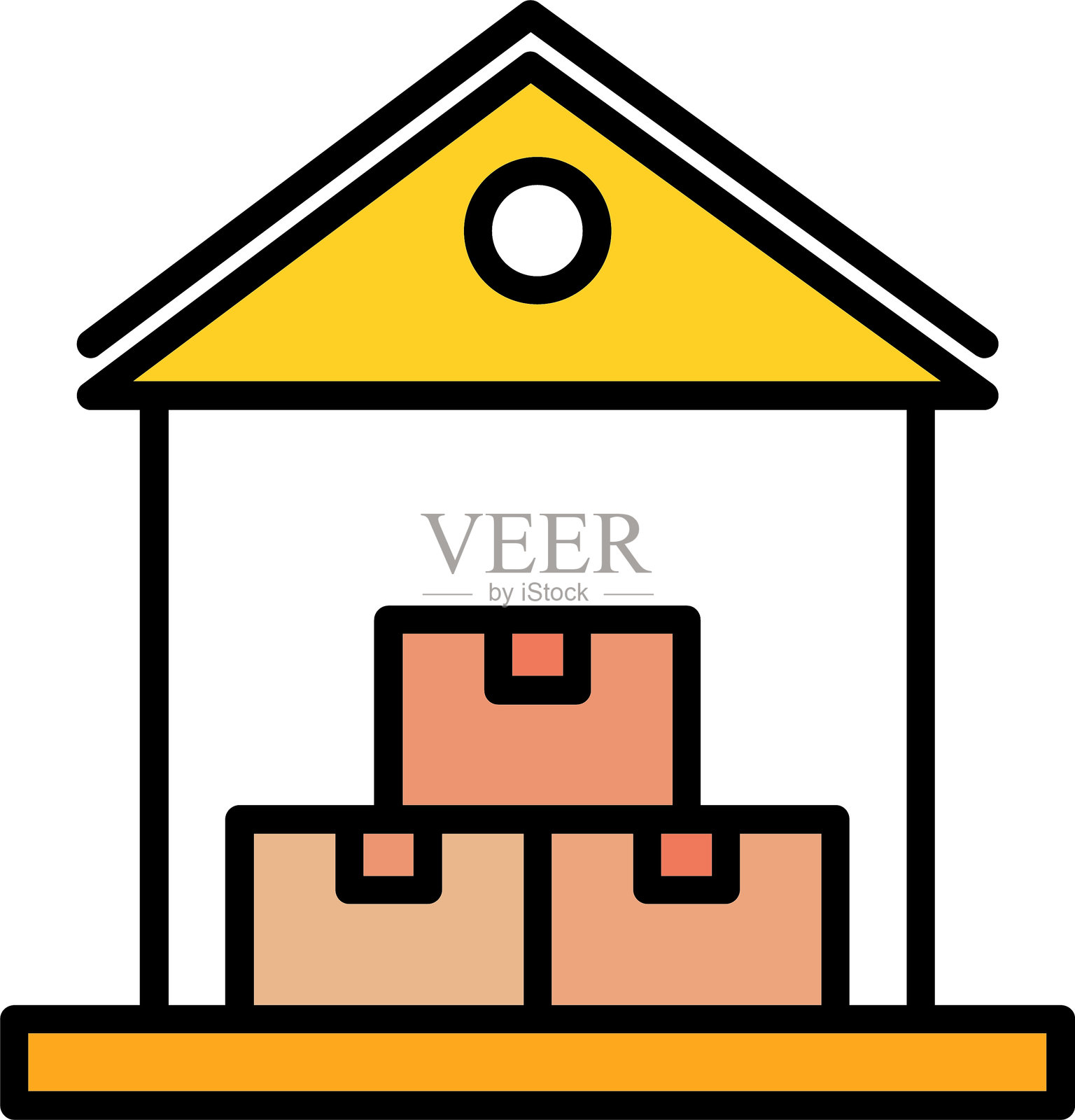 家图标插画图片素材