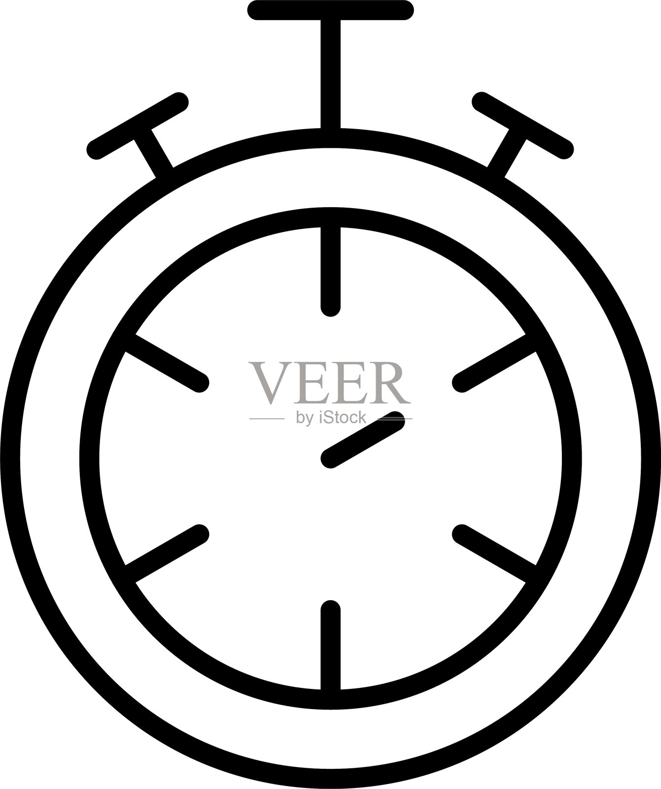 秒表图标插画图片素材