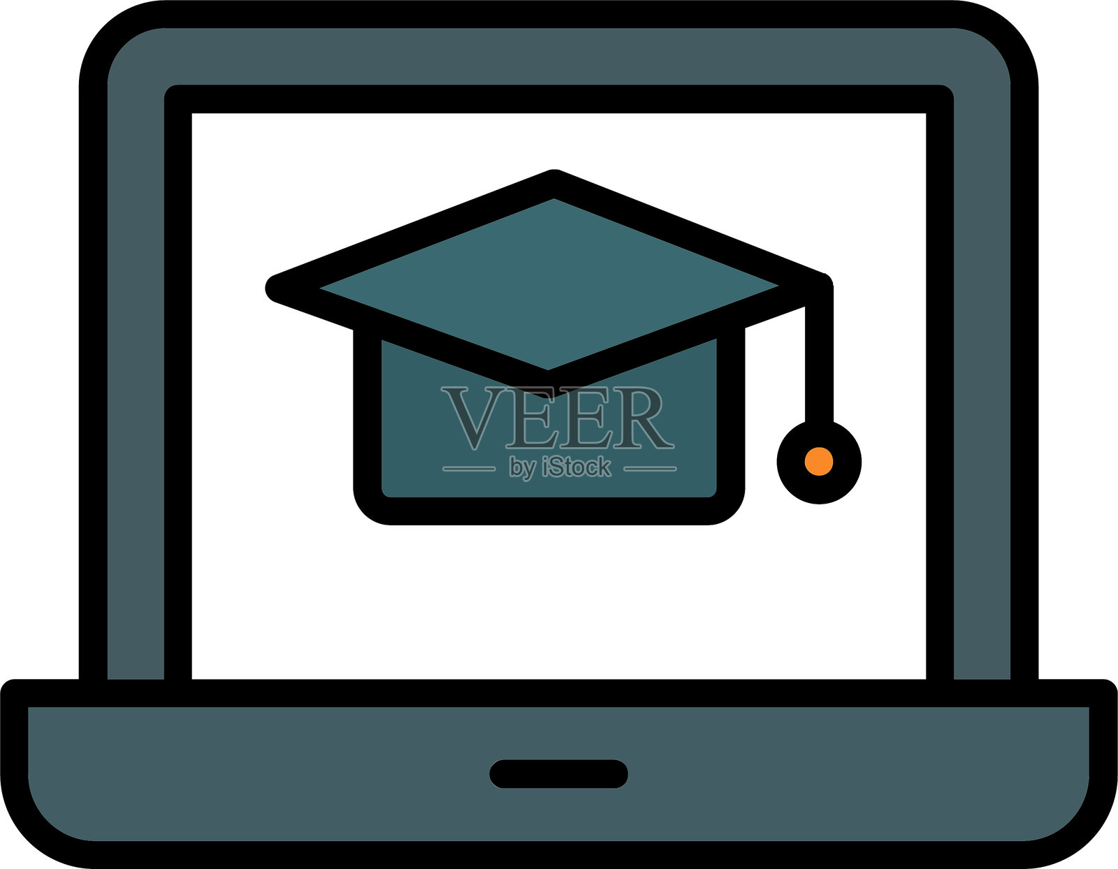 在线教育图标插画图片素材