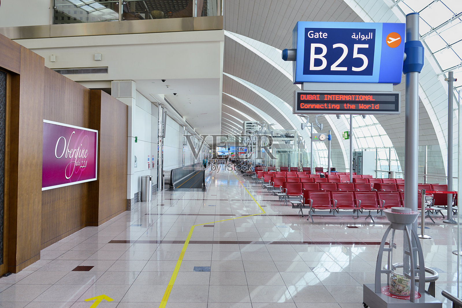 迪拜国际机场内部照片摄影图片