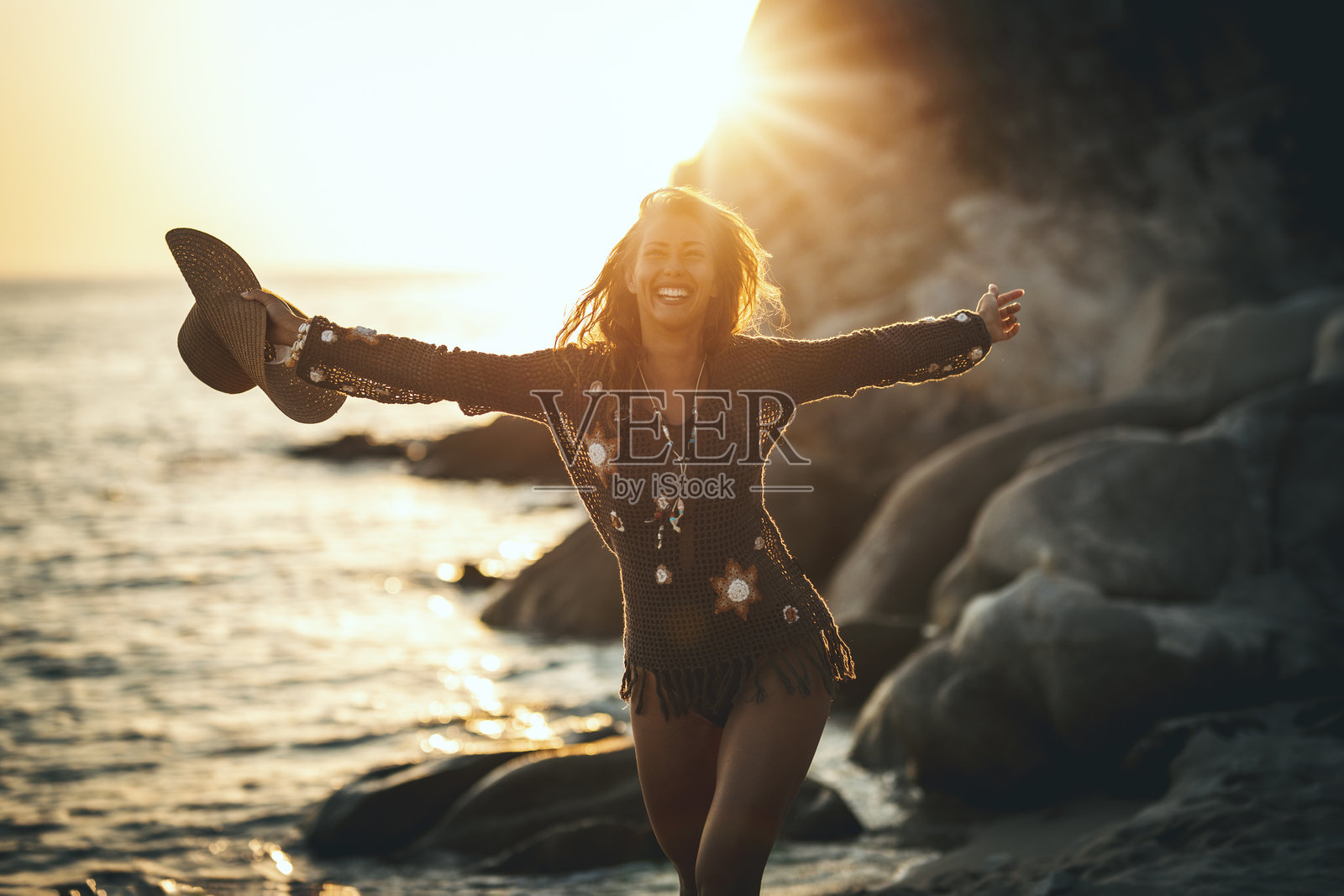 海边的乐趣照片摄影图片