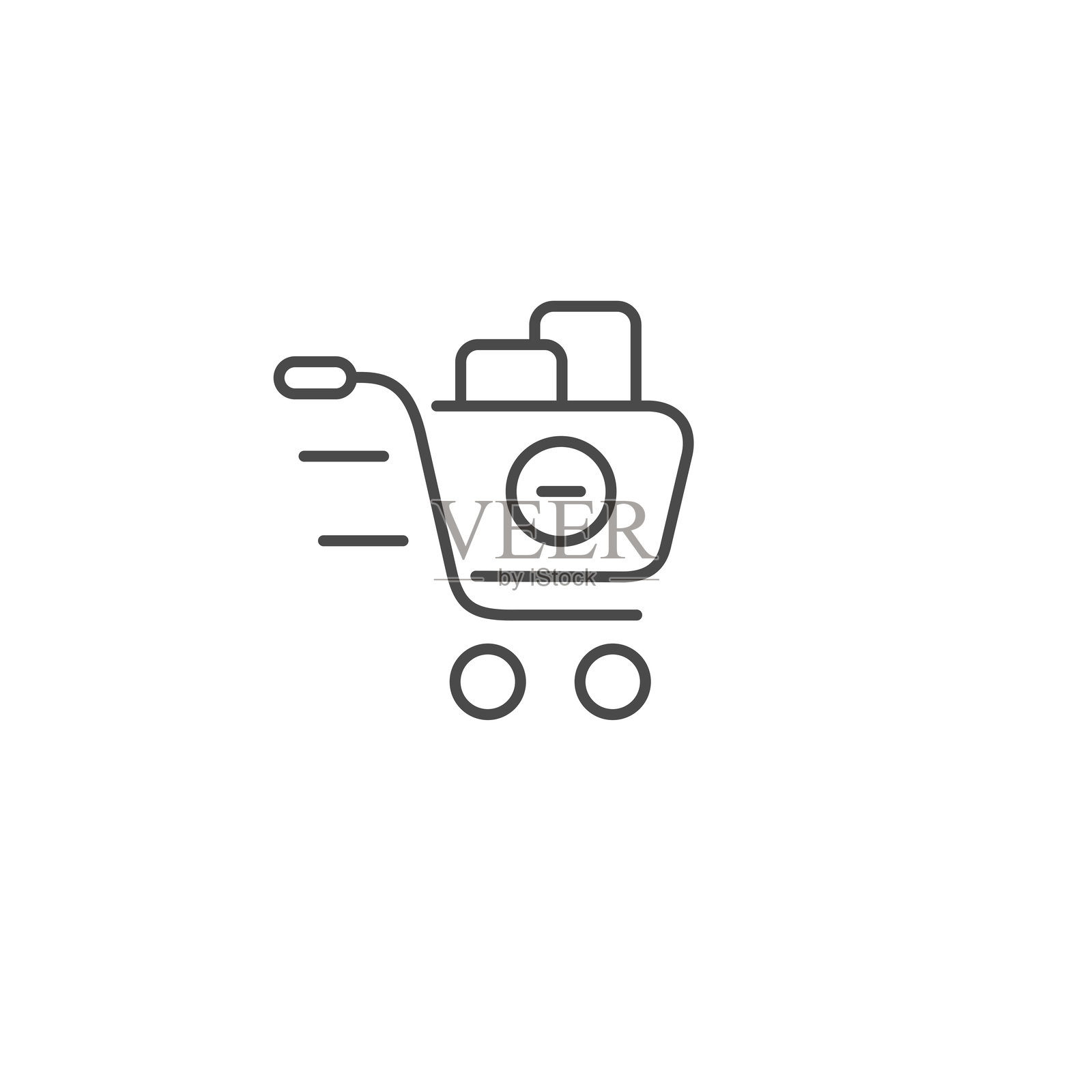 购物车图标插画图片素材