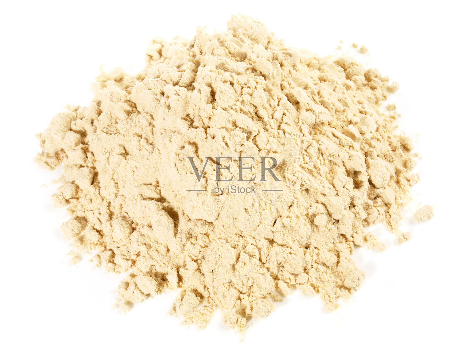 白色背景上的豌豆蛋白照片摄影图片