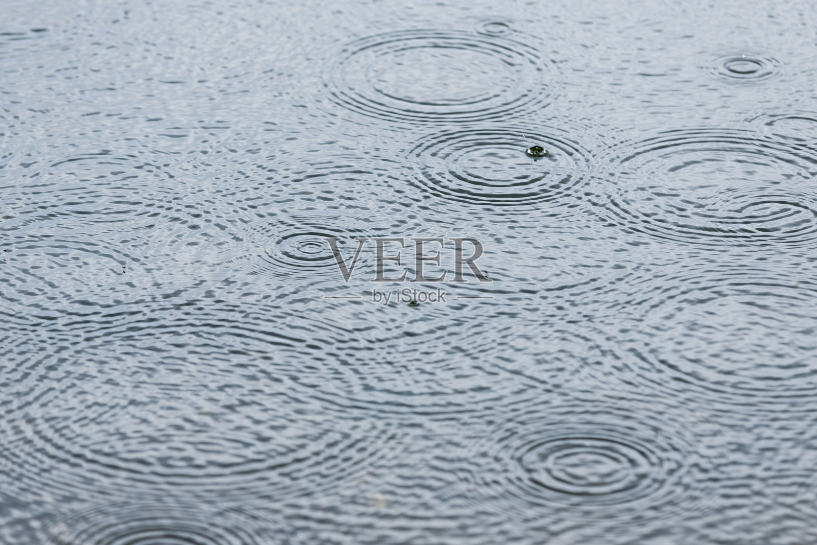 雨滴落在水面上照片摄影图片