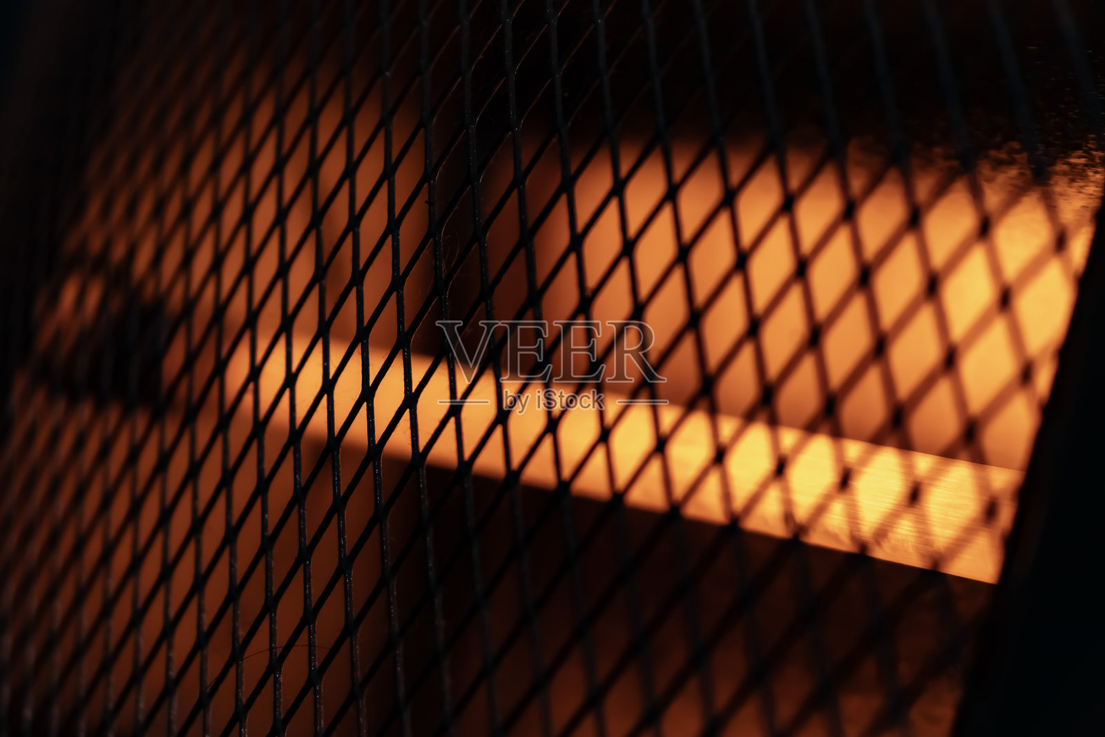 带有石英管的电炉照片摄影图片