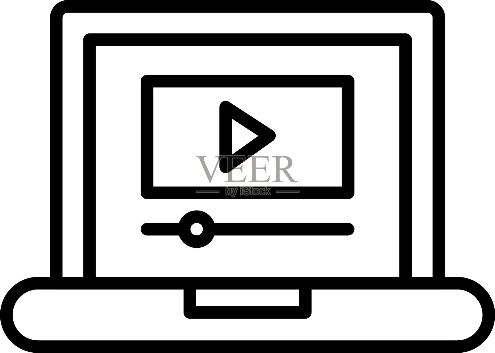 视频内容图标插画图片素材