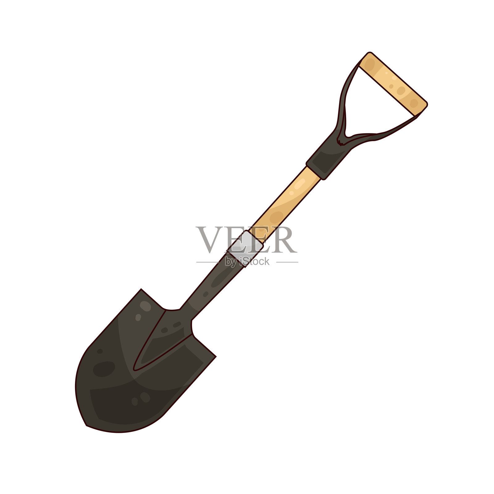 铲子插画图片素材