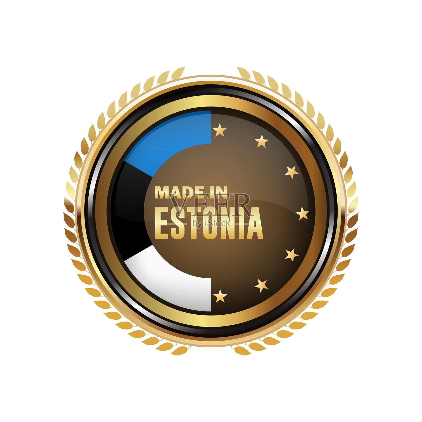 爱沙尼亚制造插画图片素材