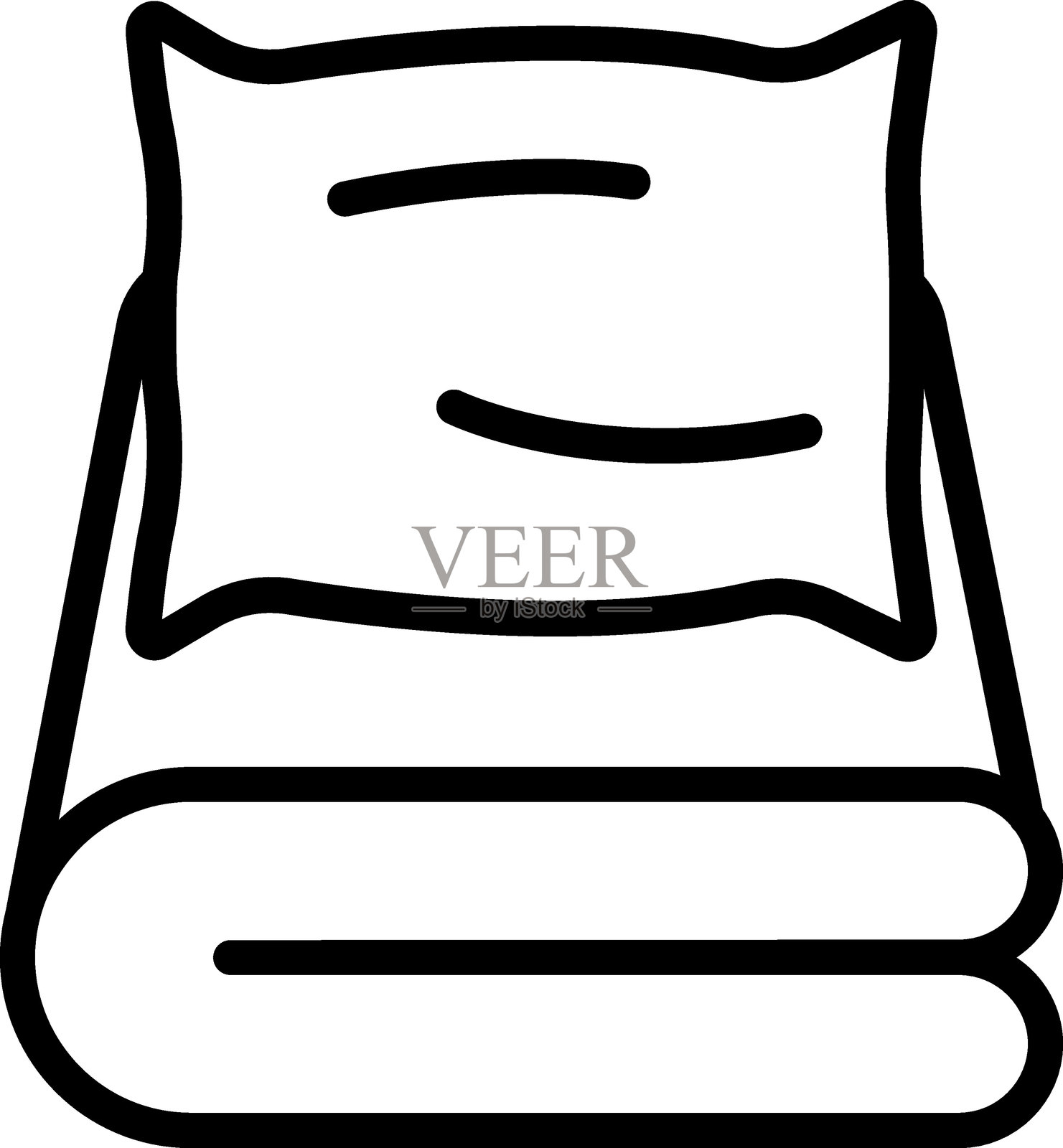 穆斯林舒适被的矢量设计图标风格插画图片素材