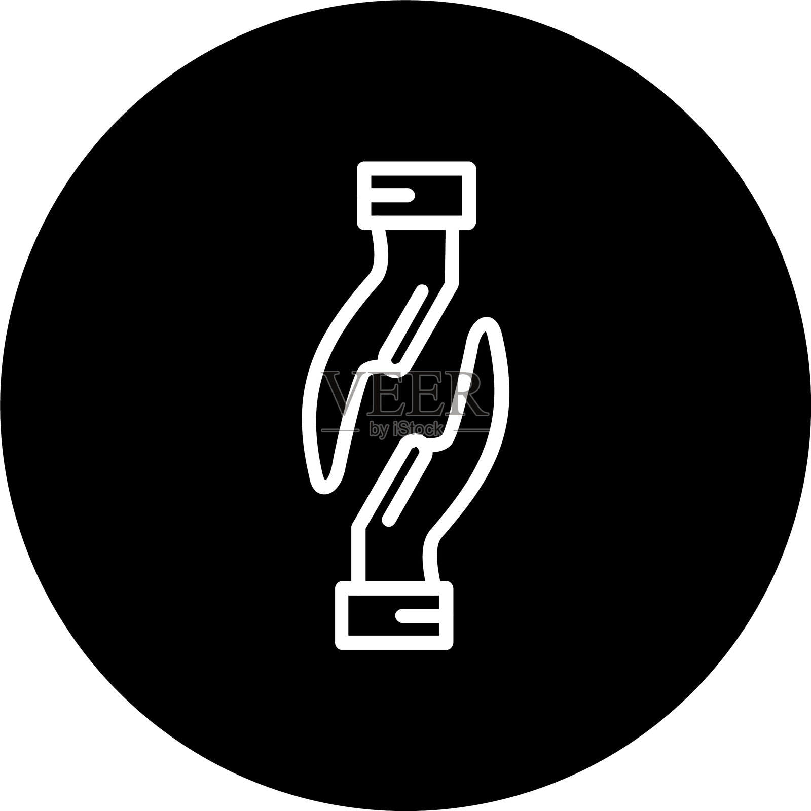 支持热线倒置图标插画图片素材