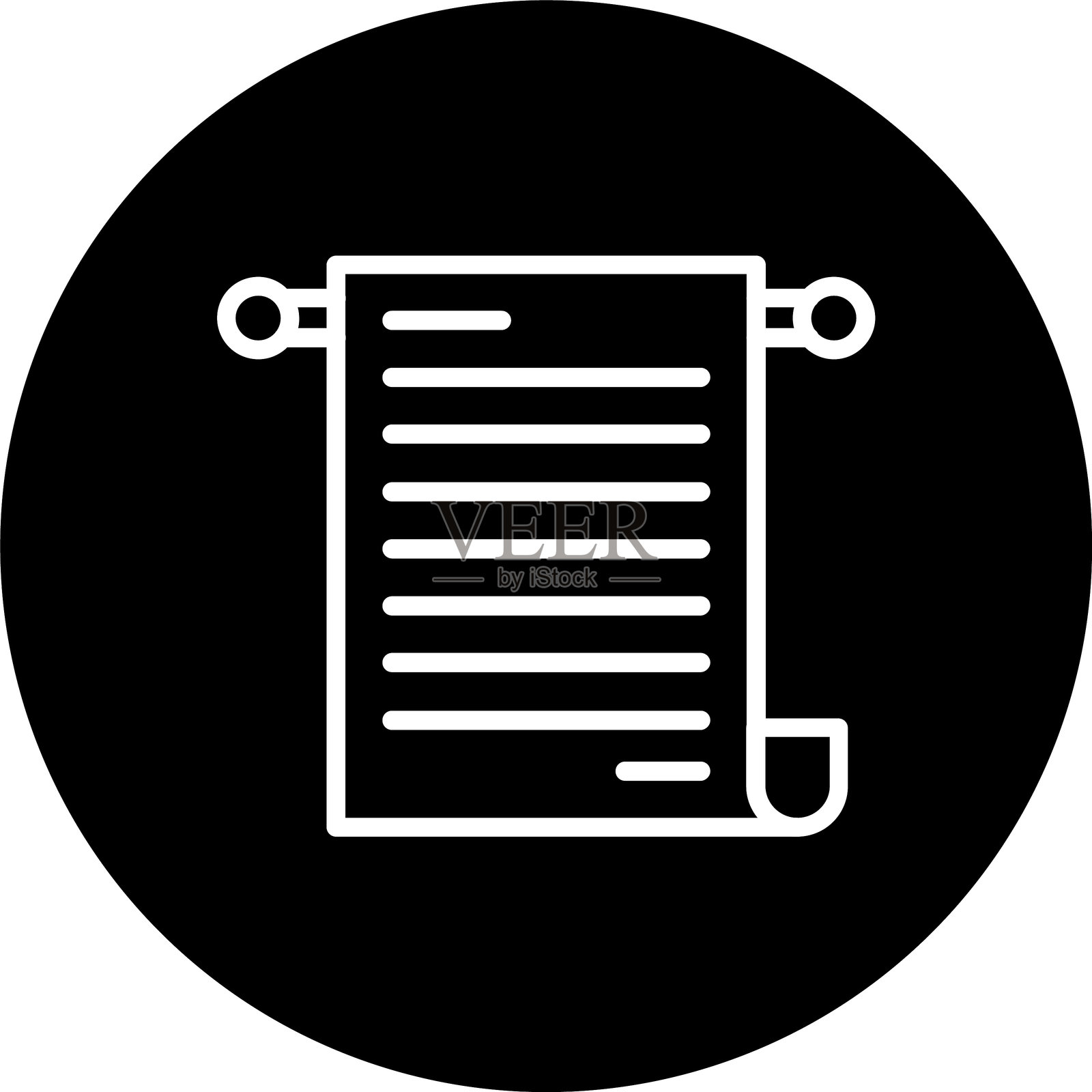 滚动线条反向图标插画图片素材