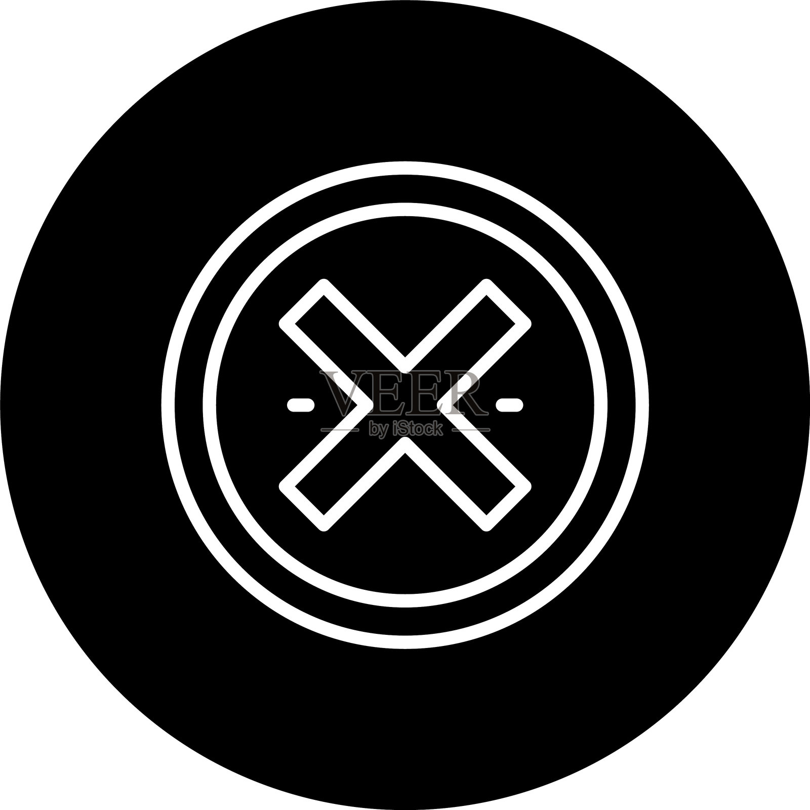 失败线反向图标插画图片素材