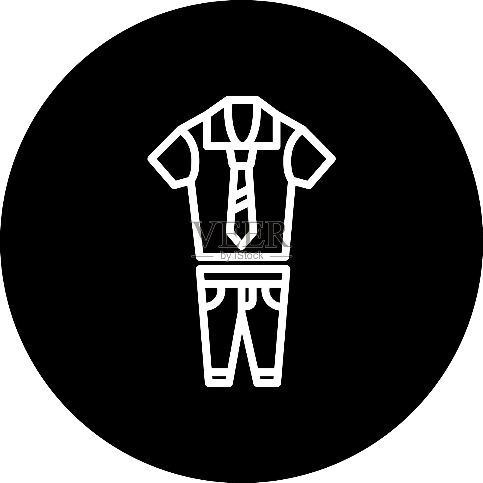 统一线条倒置图标插画图片素材