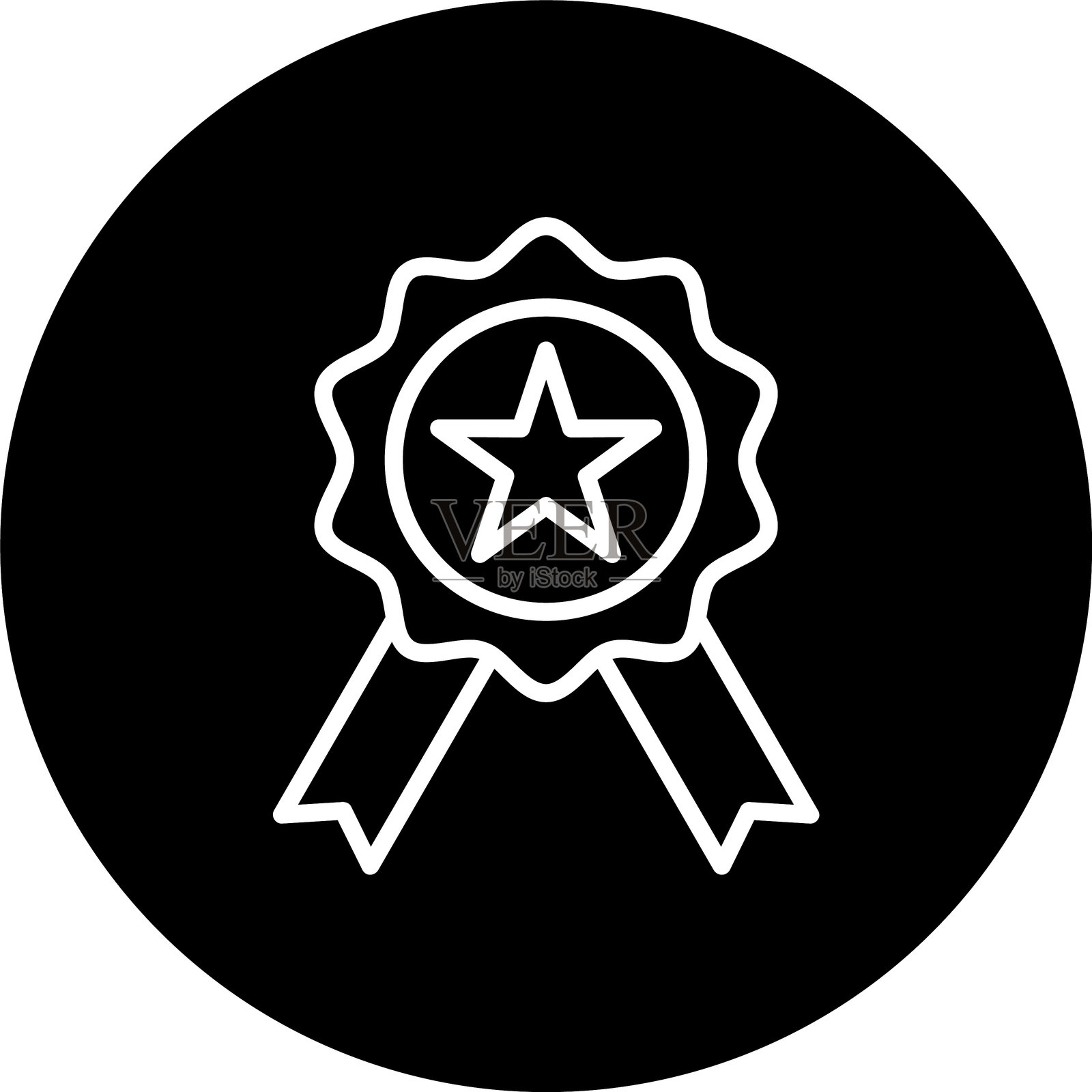 奖励线反向图标插画图片素材