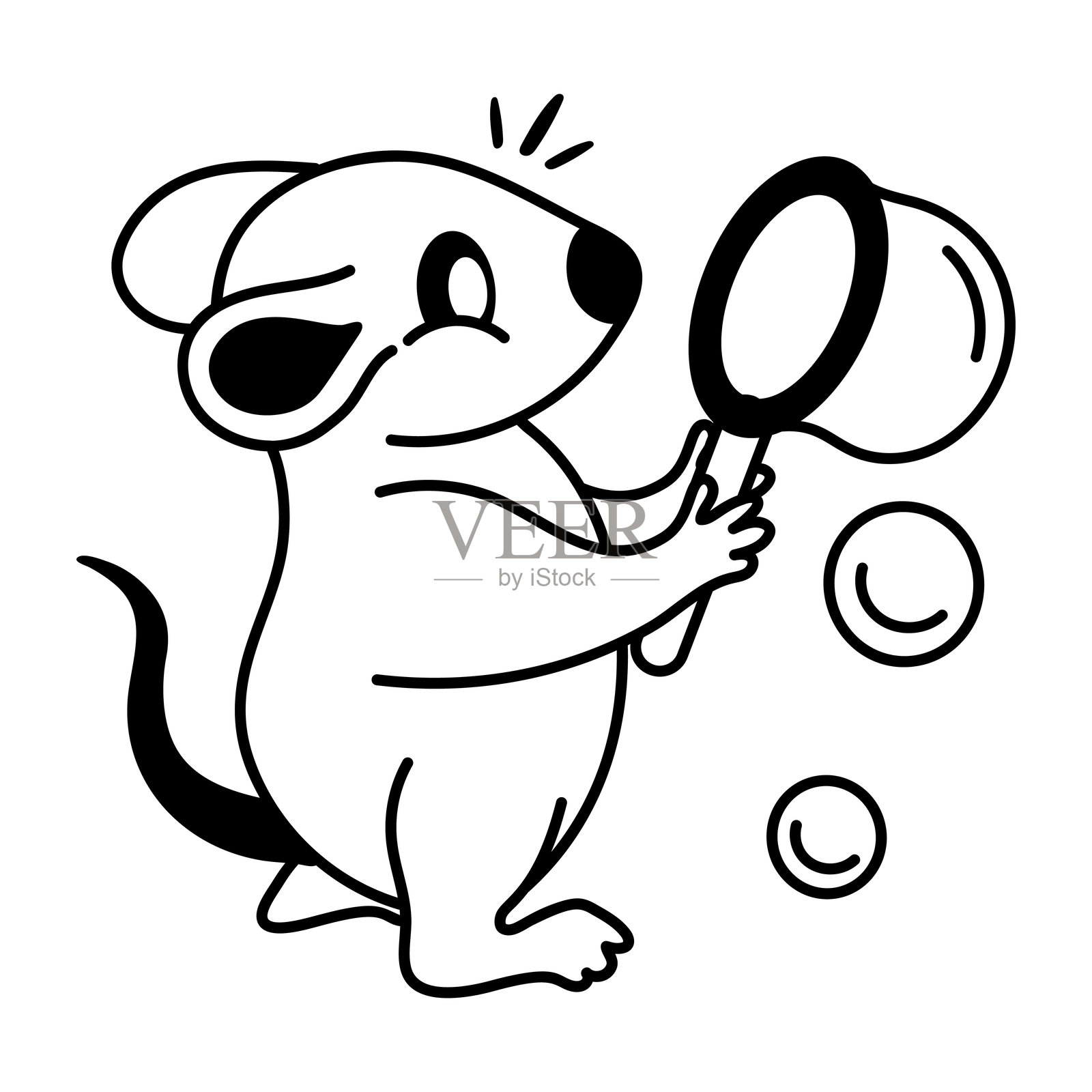 肥皂泡插画图片素材