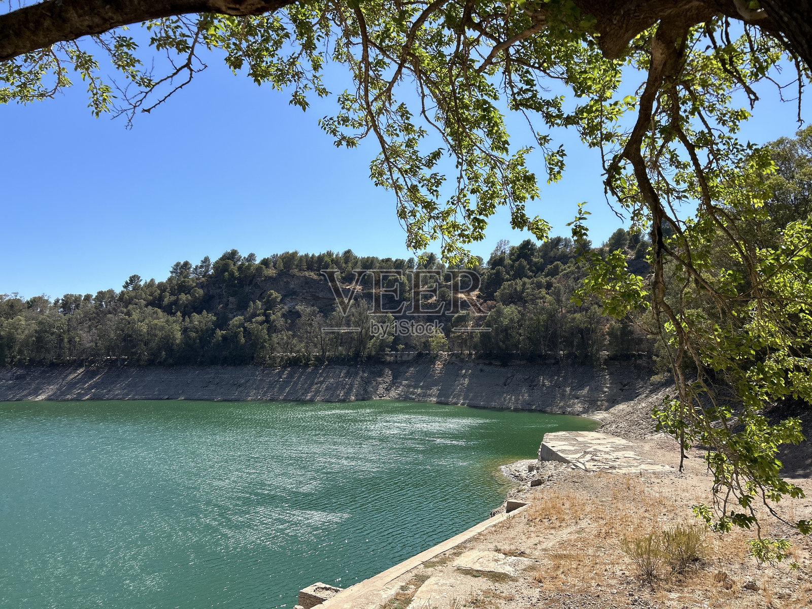 瓜达尔霍斯水库照片摄影图片
