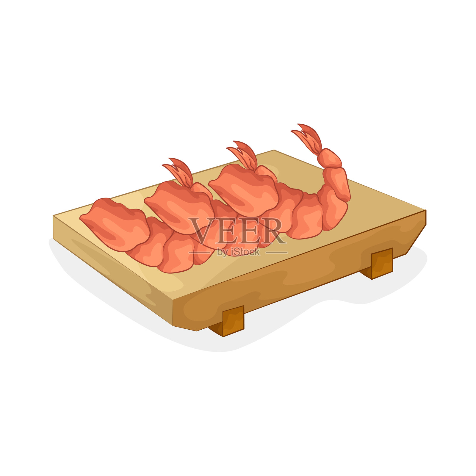 虾插画图片素材