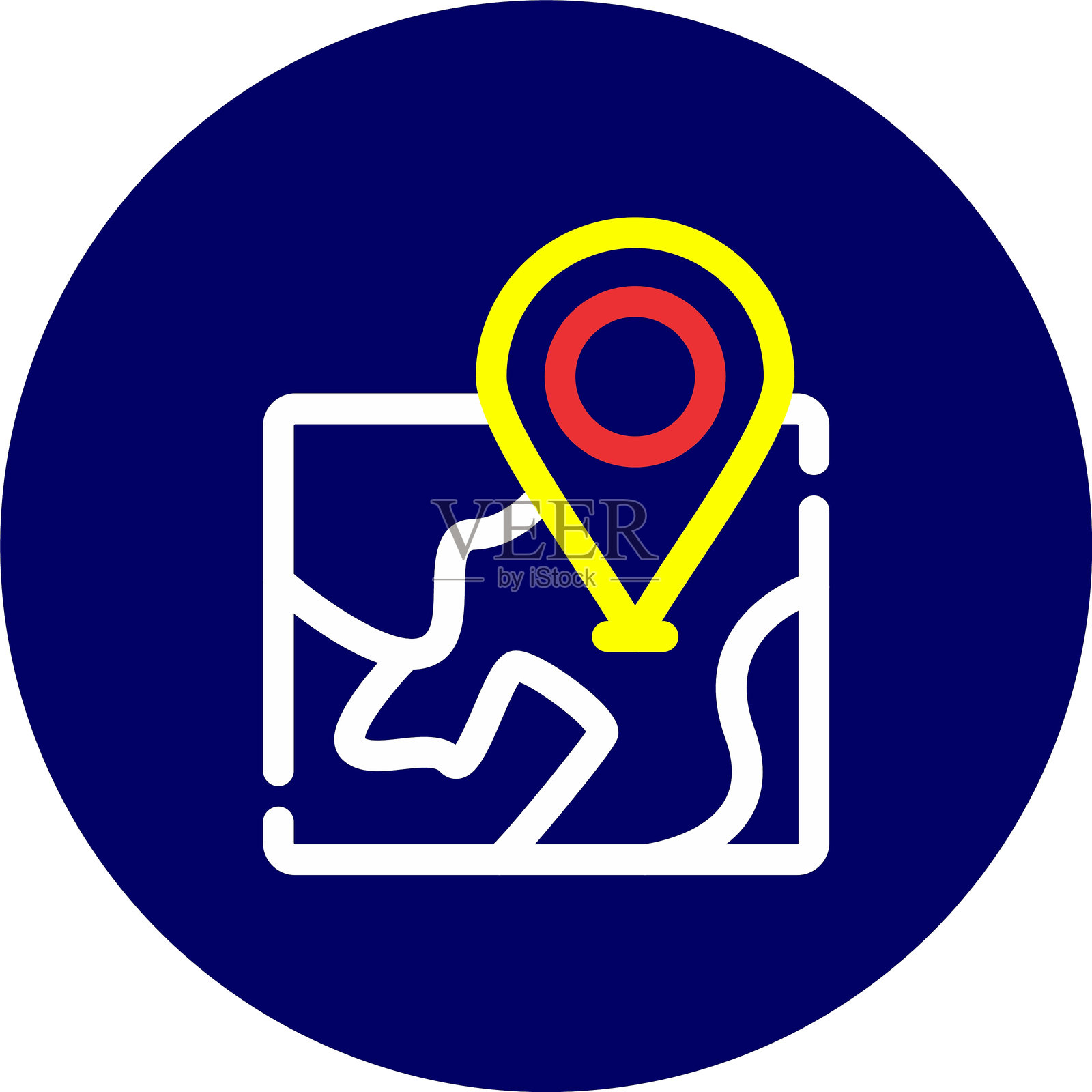 位置图标插画图片素材