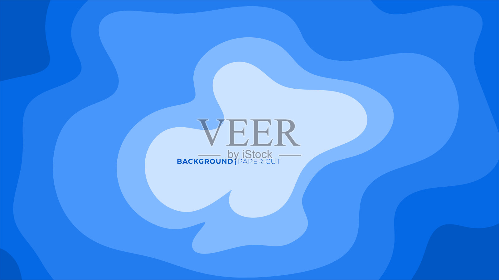 剪纸背景。插画图片素材